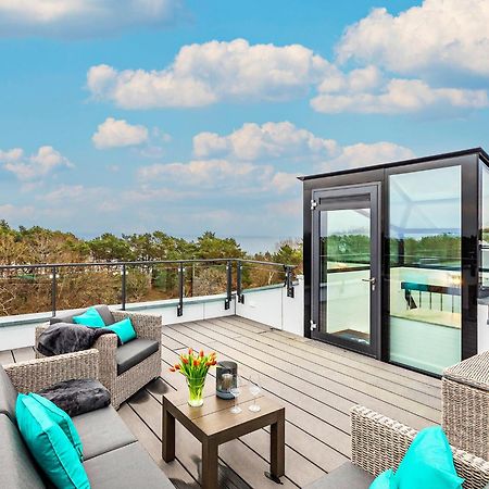 Fewo Prora - Kingfisher Dachterrasse ビンツ エクステリア 写真