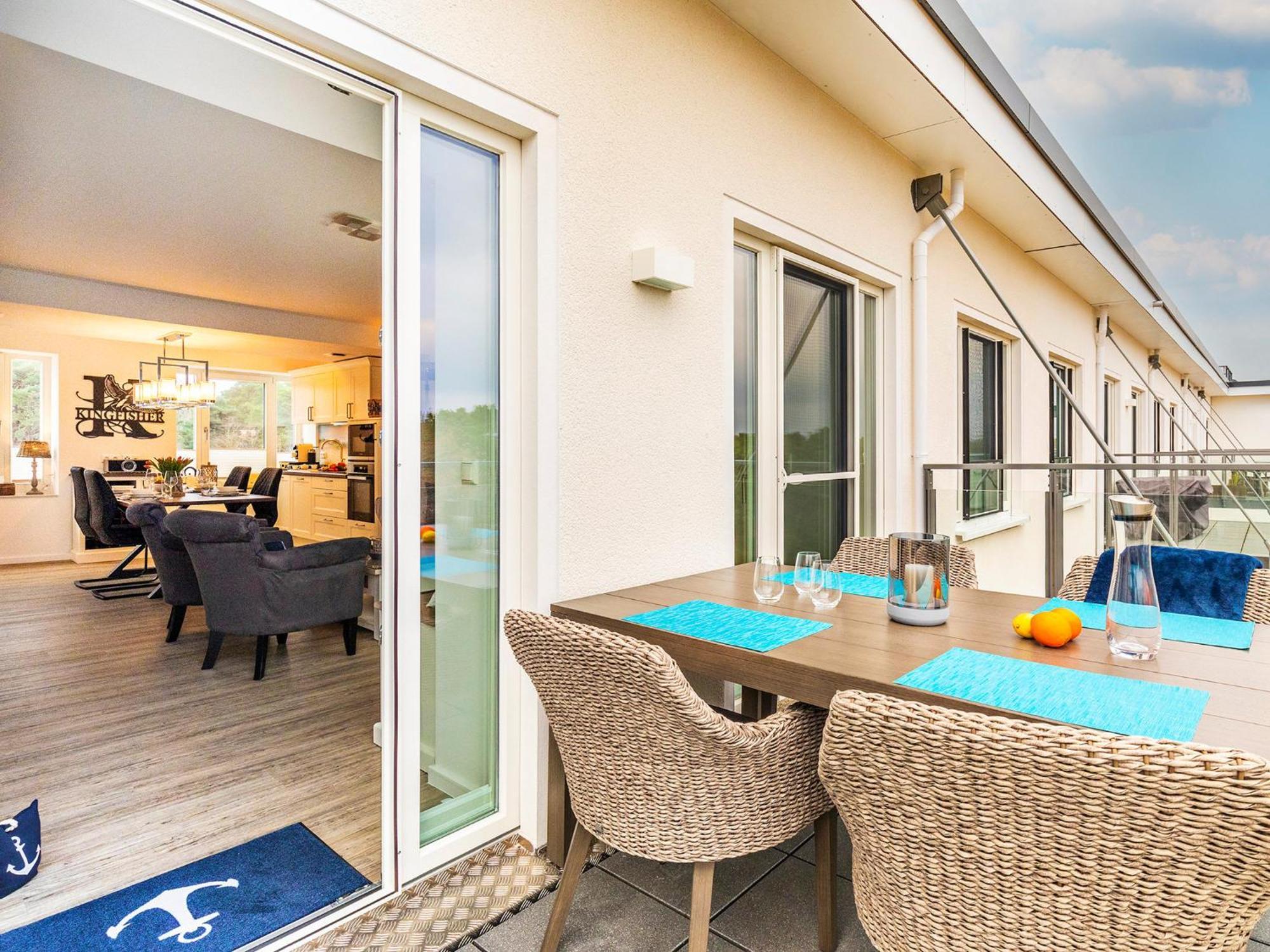Fewo Prora - Kingfisher Dachterrasse ビンツ エクステリア 写真