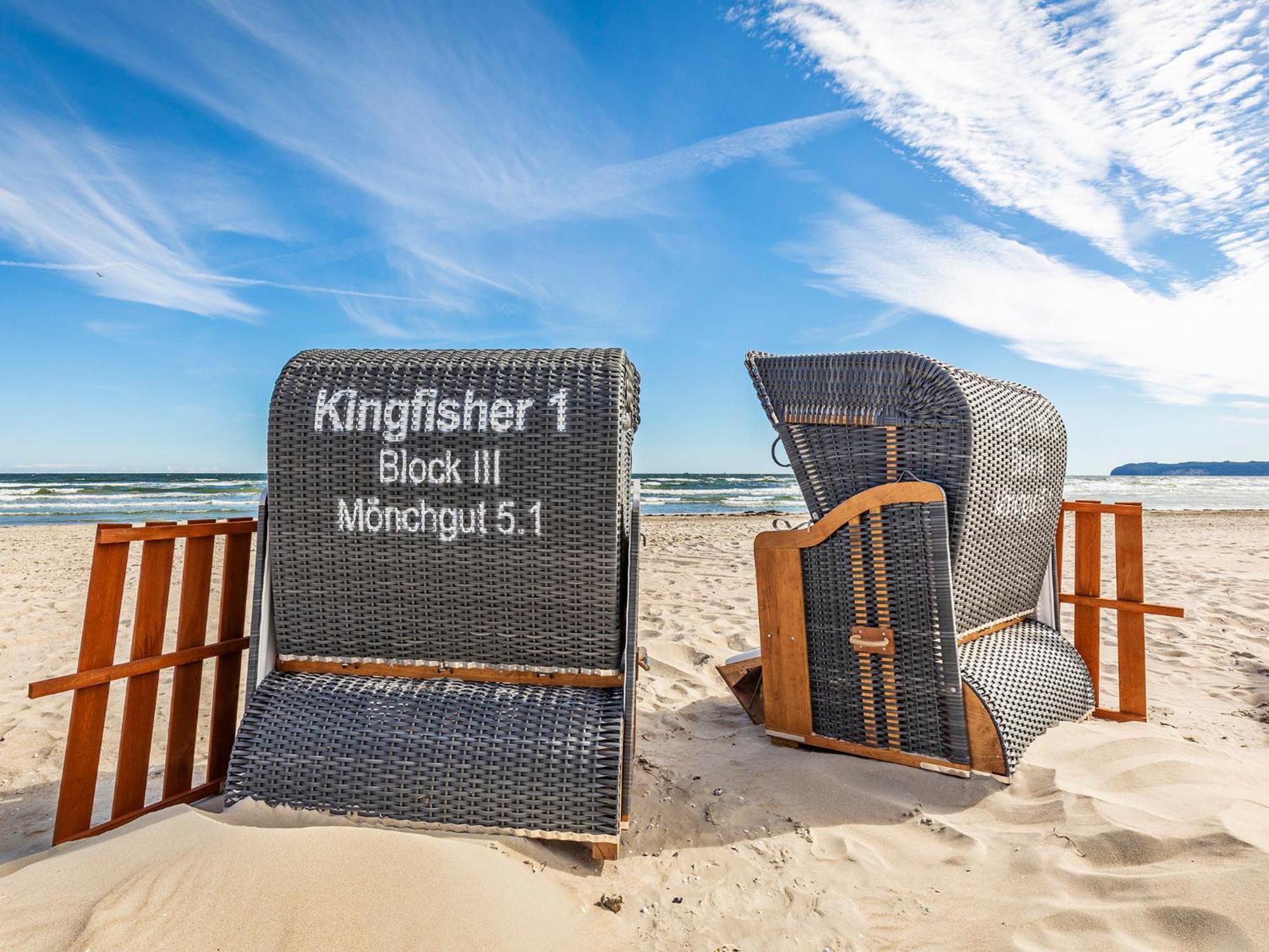 Fewo Prora - Kingfisher Dachterrasse ビンツ エクステリア 写真